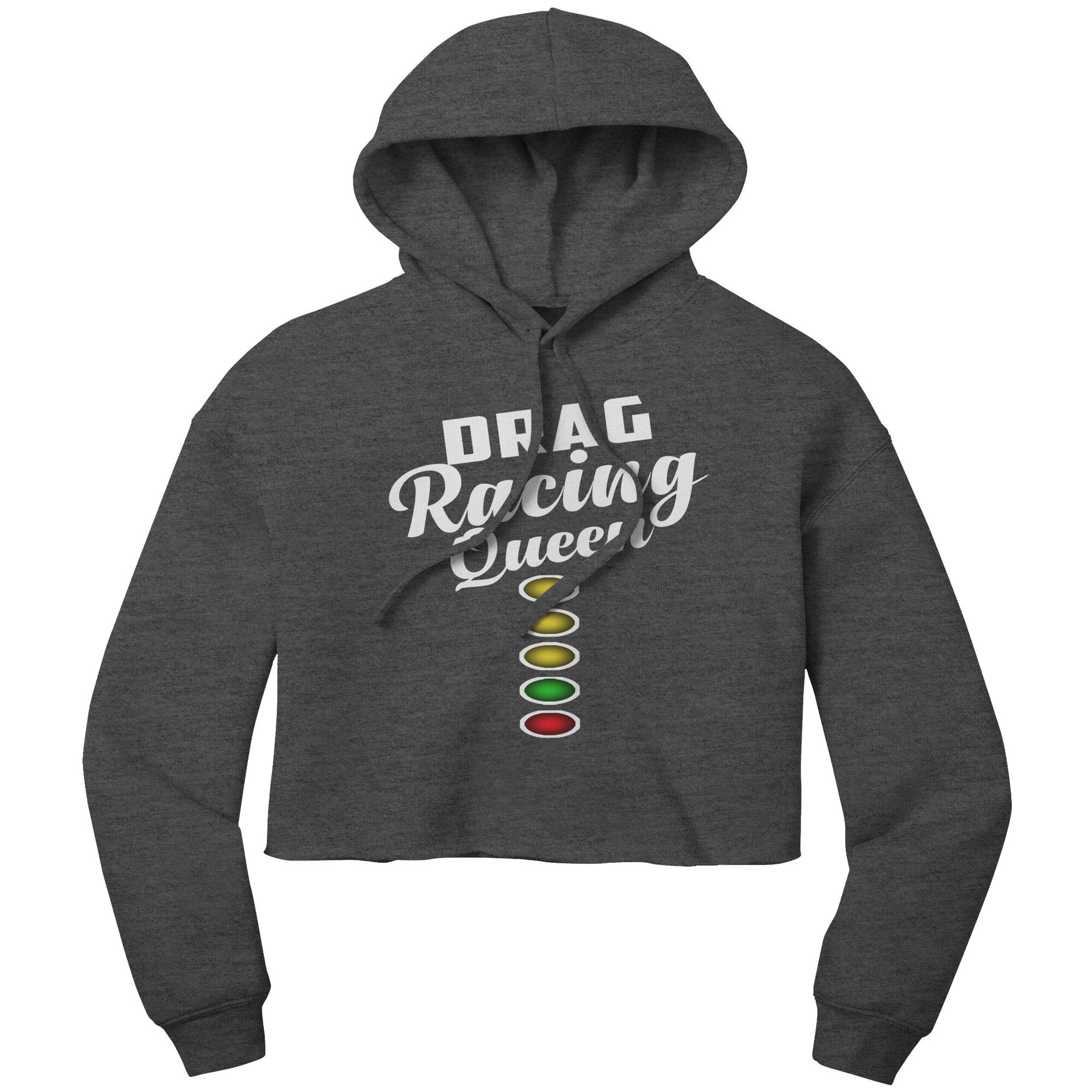 Drag Racing Queen Crop Top hoodie