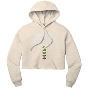 Drag Racing Queen Crop Top hoodie