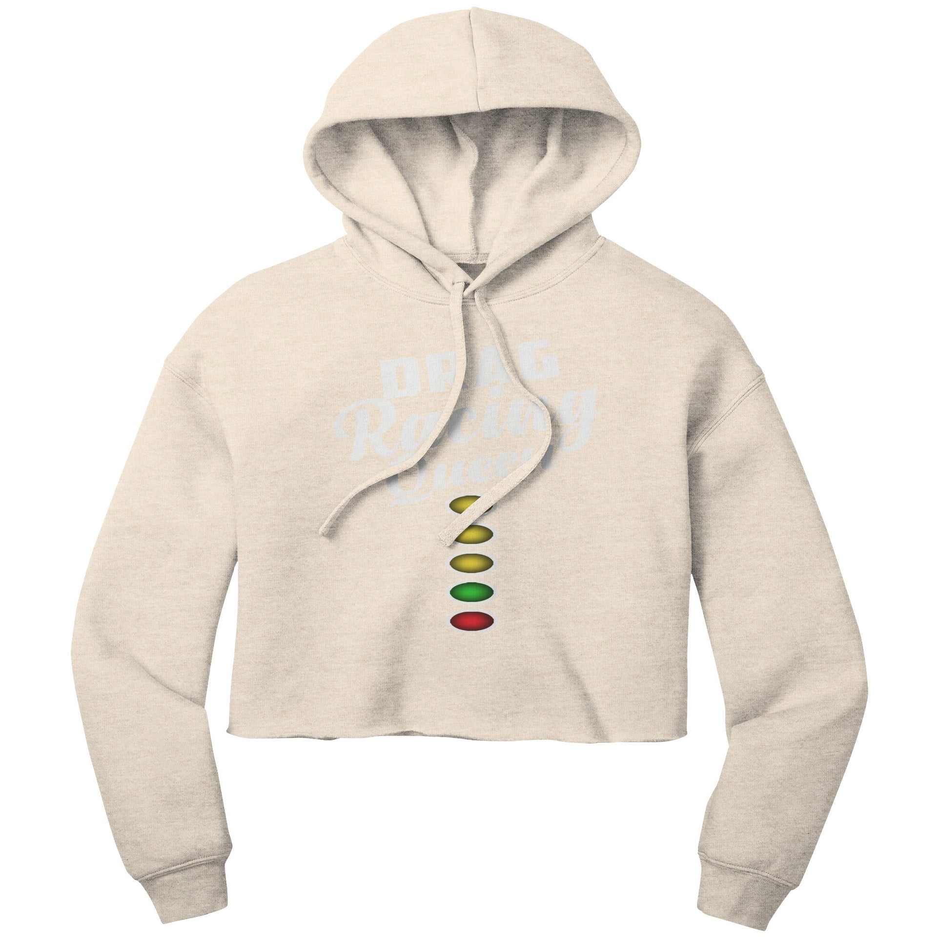 Drag Racing Queen Crop Top hoodie