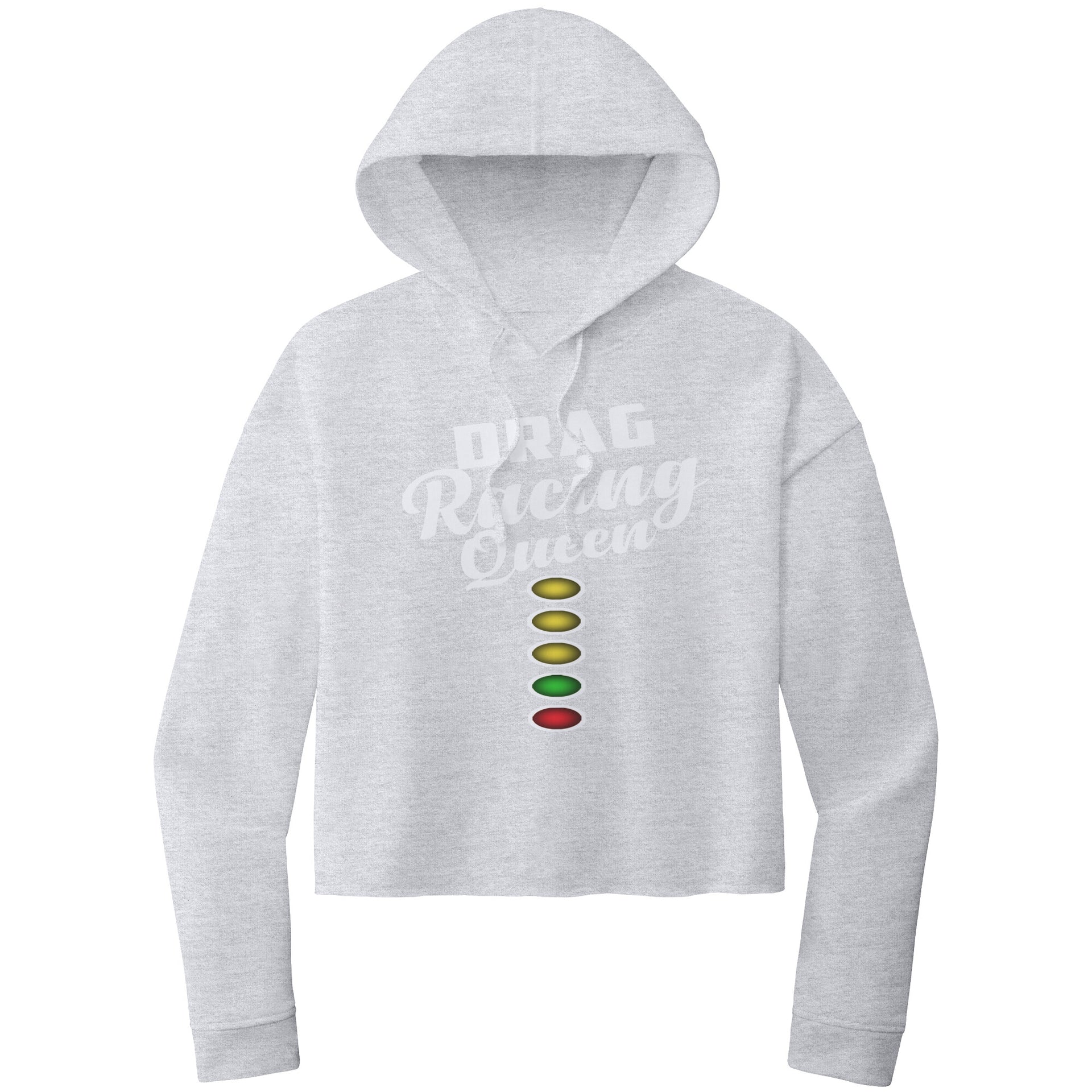Drag Racing Queen Crop Top hoodie