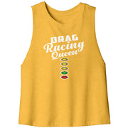 Drag Racing Queen racerback Crop Tank top