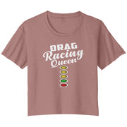Drag Racing Queen Crop t-shirts