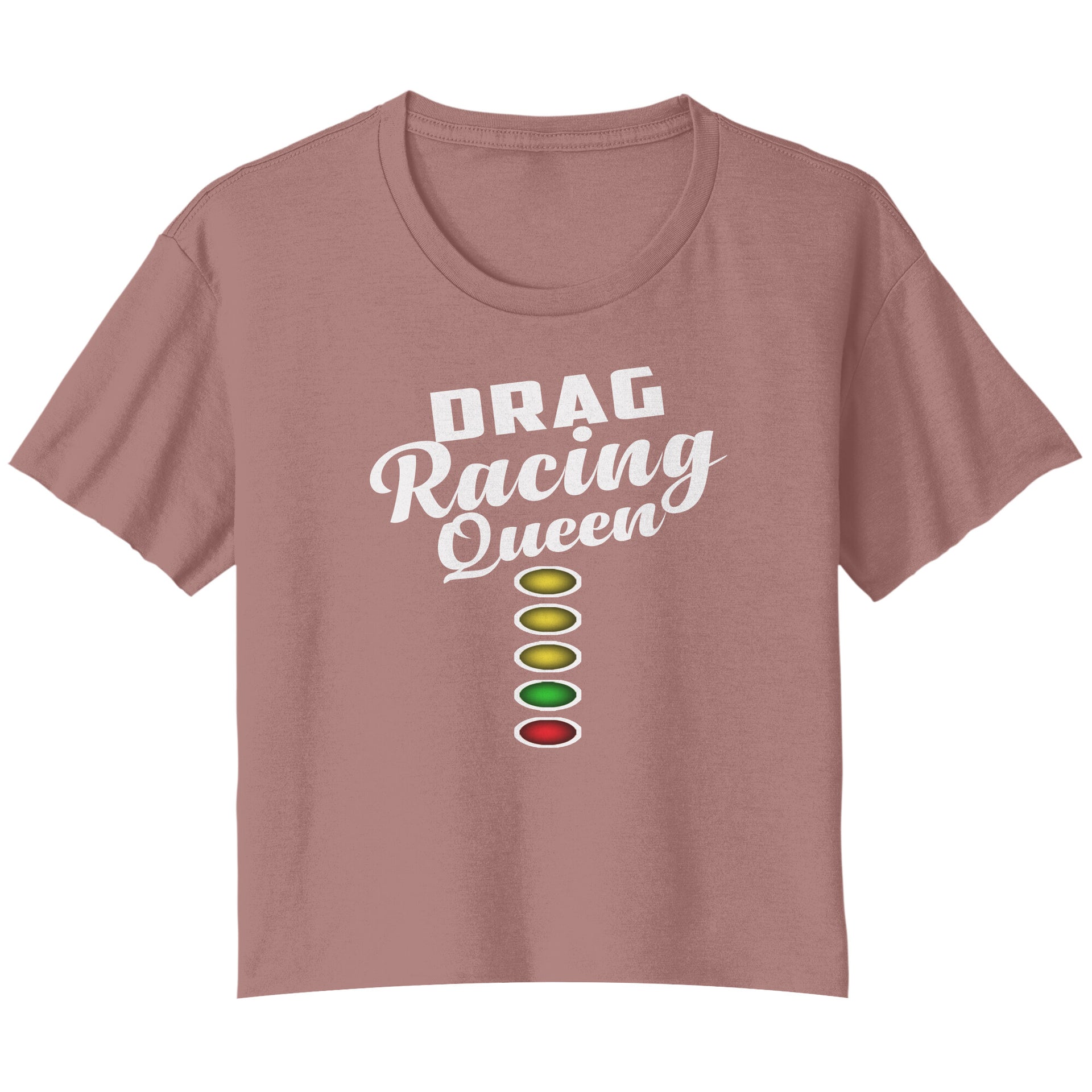 Drag Racing Queen Crop t-shirts