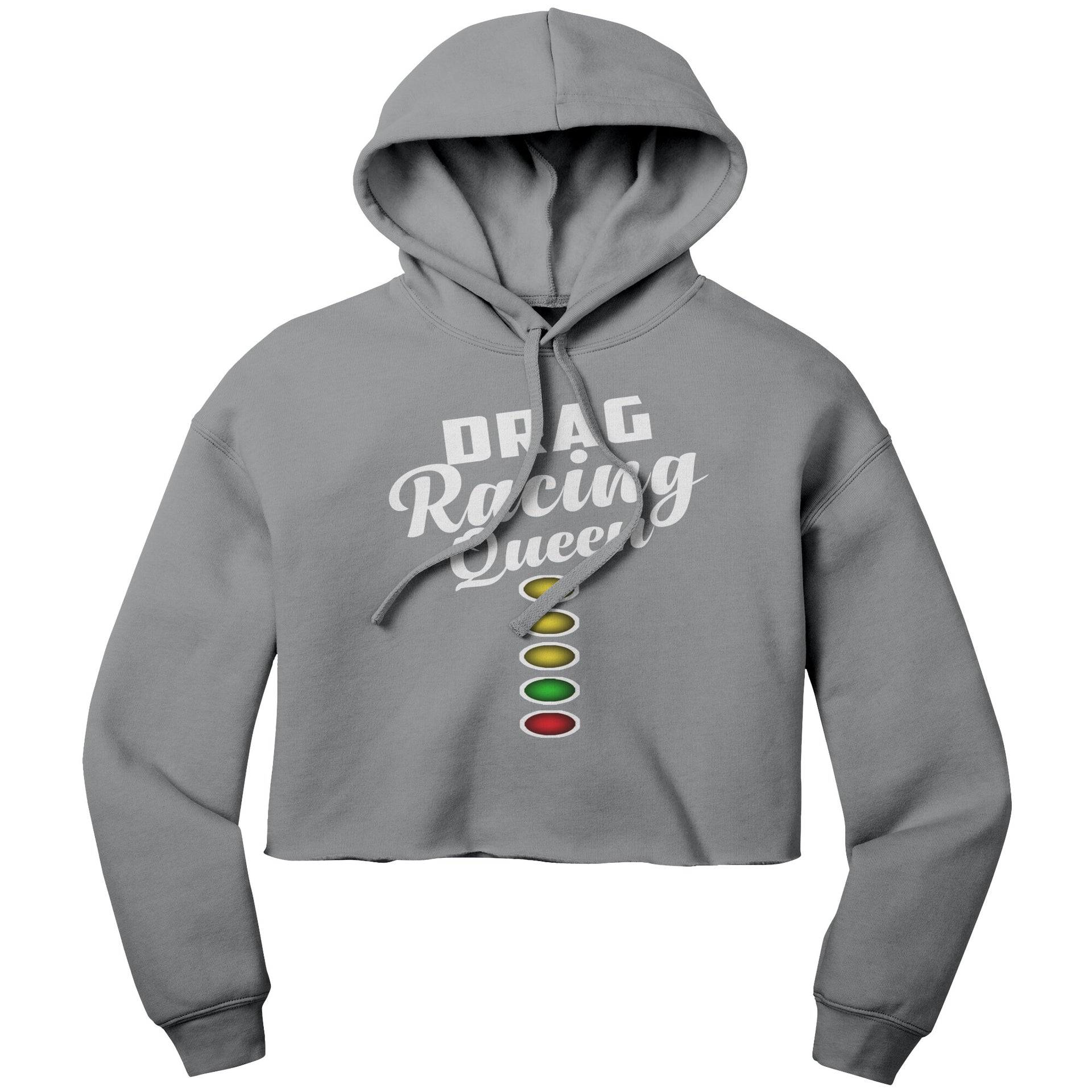 Drag Racing Queen Crop Top hoodie