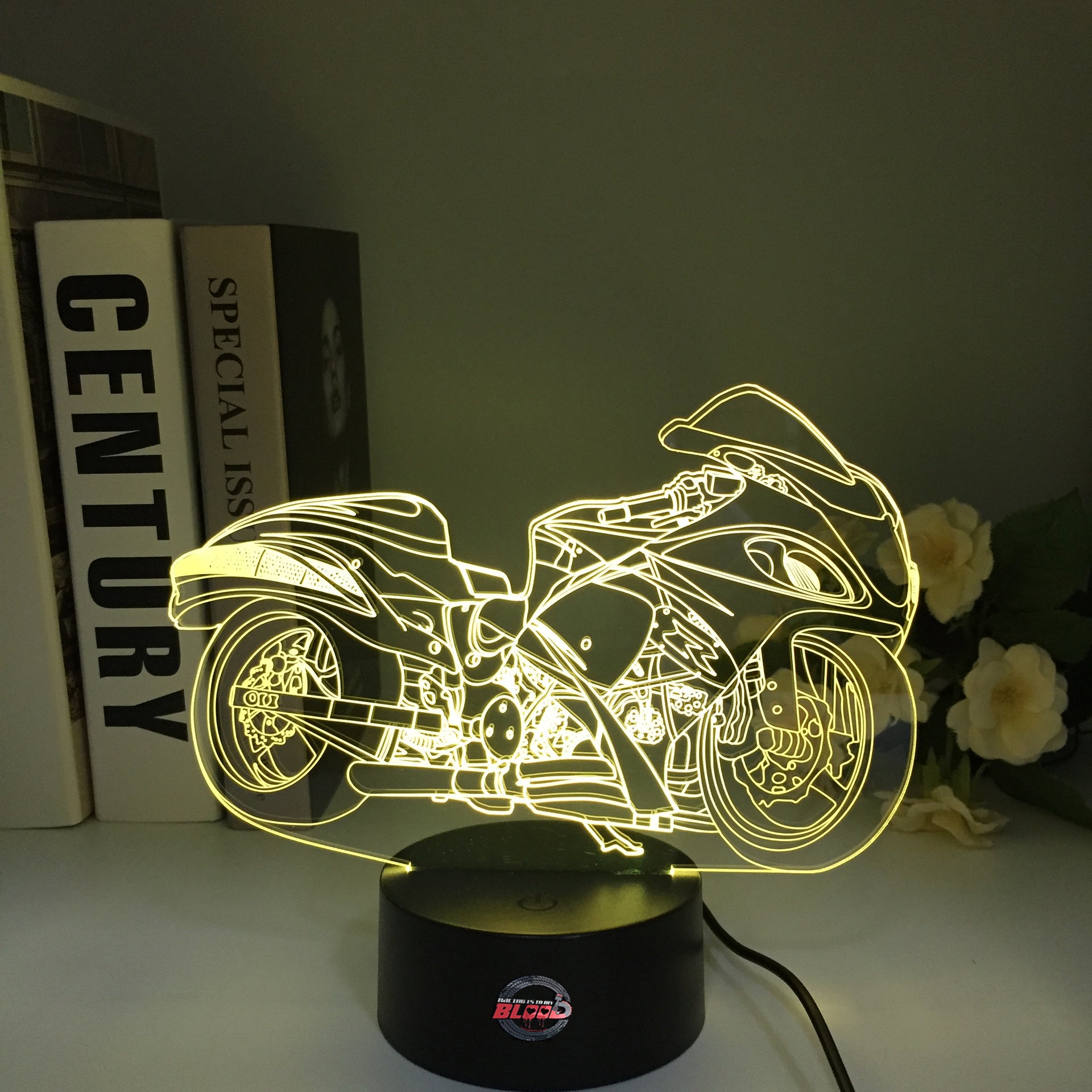 Drag Racing Hayabusa Bike Lamp