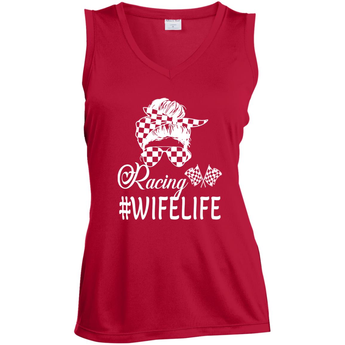 Racing wife life t-shirts new