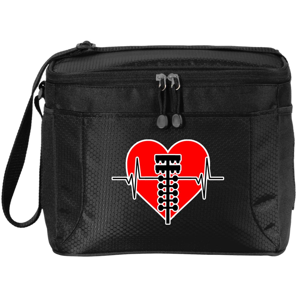 Drag Racing Heartbeat 12-Pack Cooler