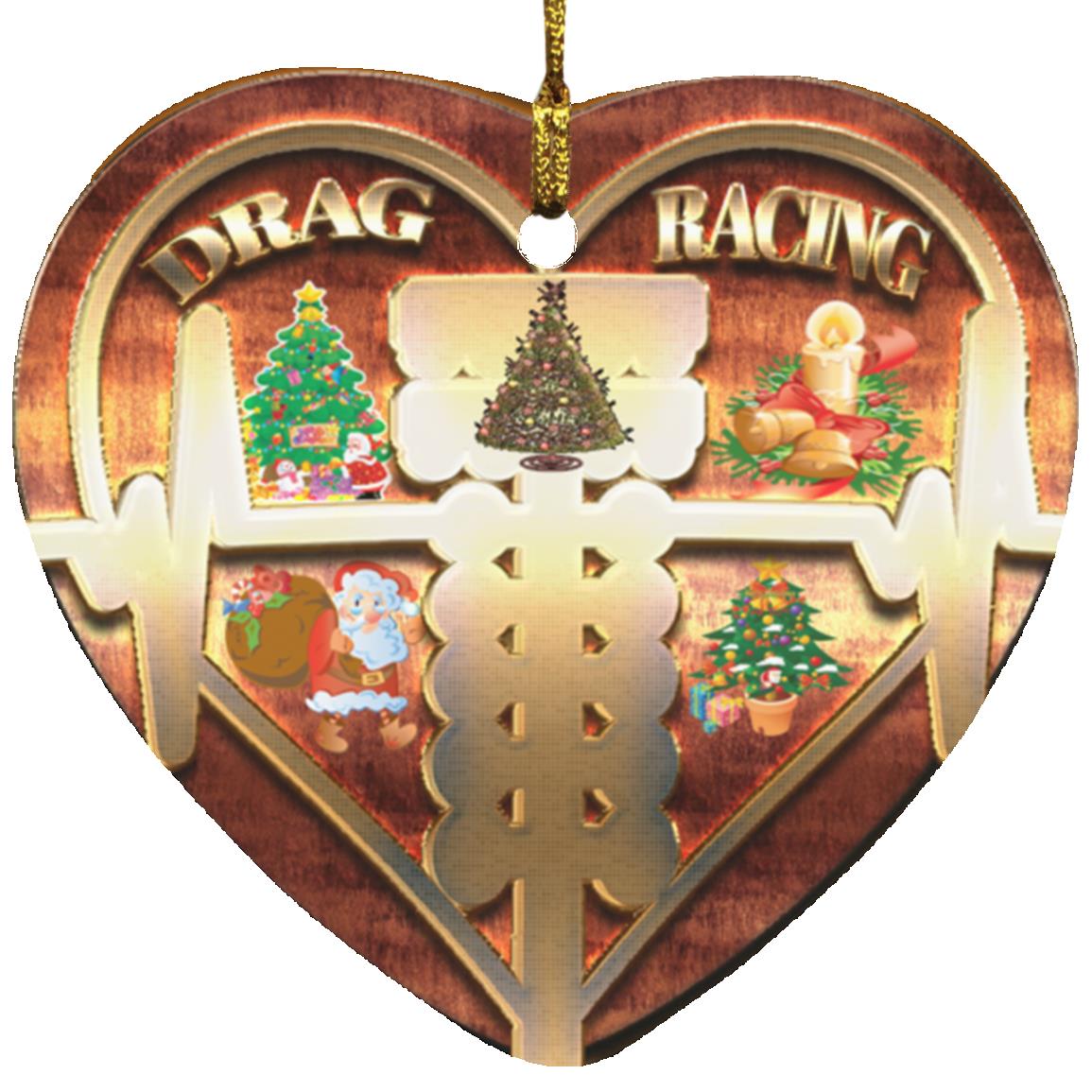 Drag Racing SUBORNH Heart Ornament V2