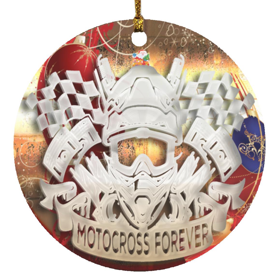 Motocross Ornament