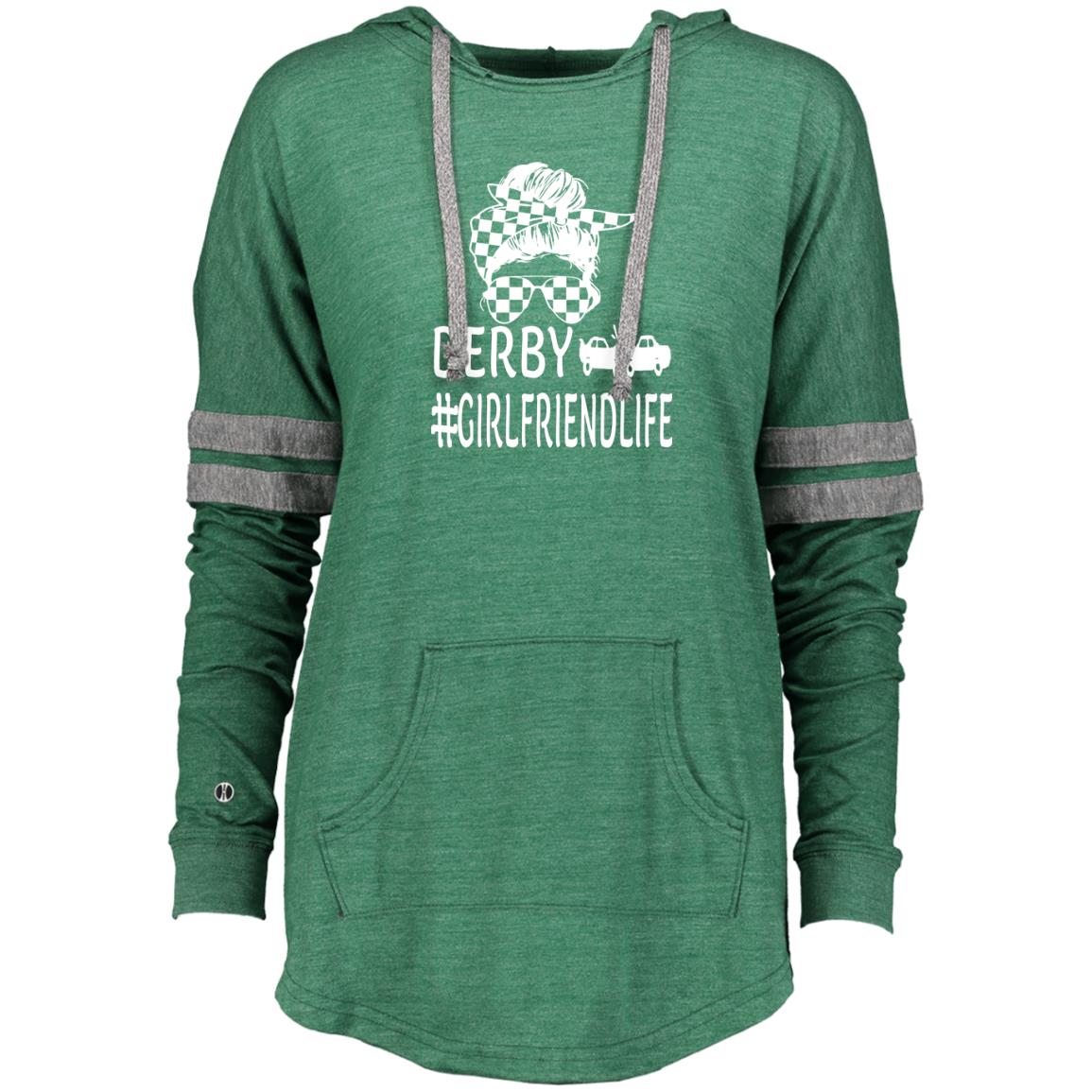 Derby Girlfriend Life Ladies Hooded Low Key Pullover