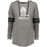 Derby Daughter Life Ladies Hooded Low Key Pullover