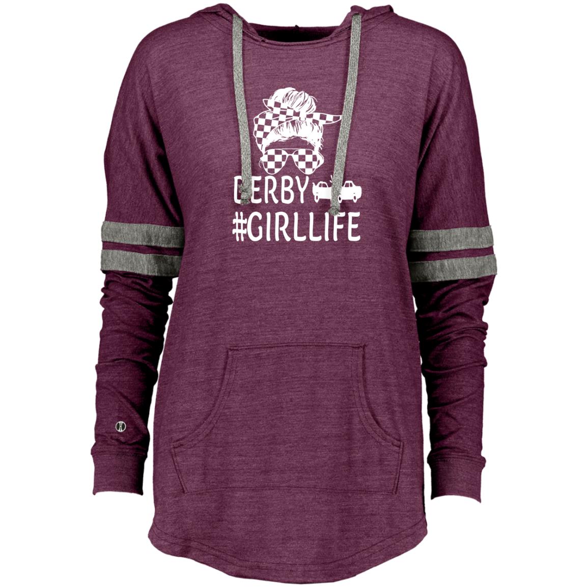 Derby Girl Life Ladies Hooded Low Key Pullover