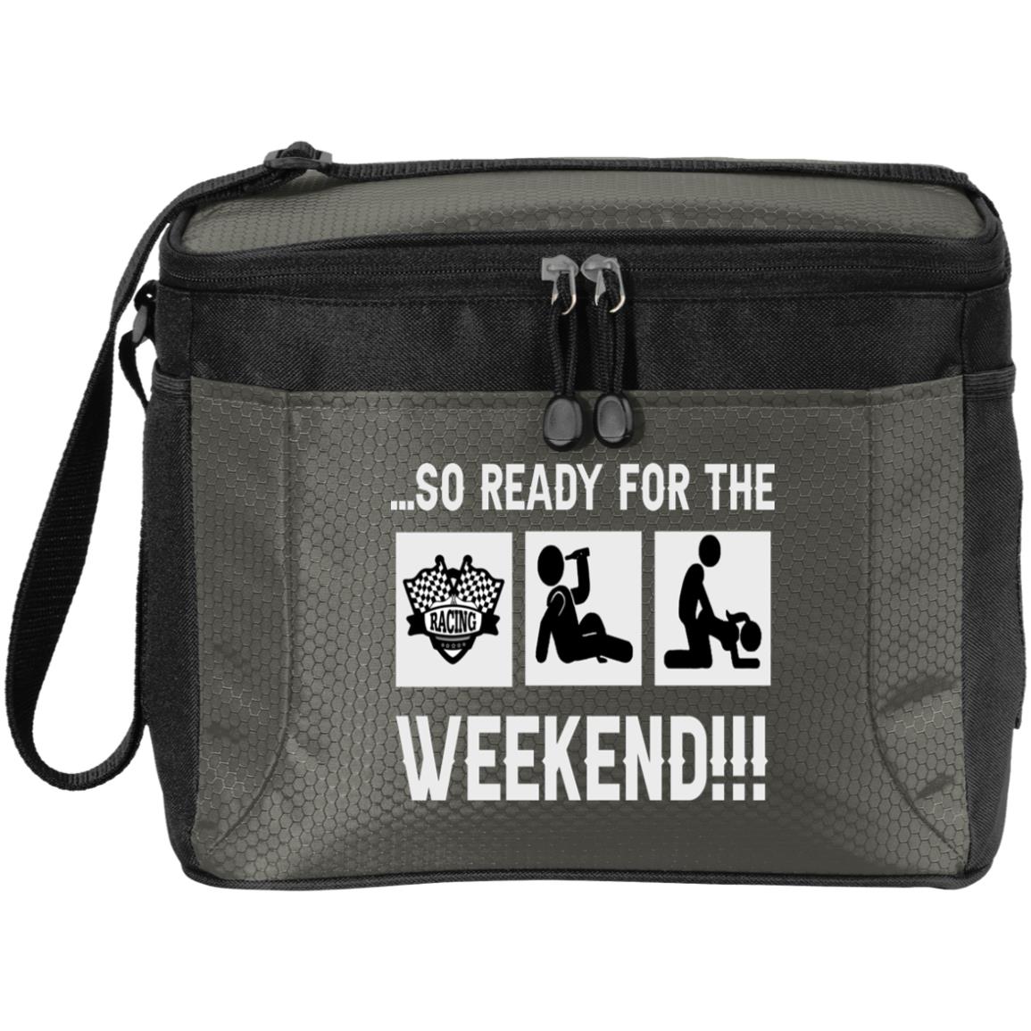 So ready for The Weekend Racing 12-Pack Cooler
