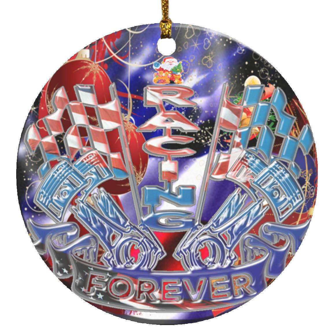 USA Racing Ornament