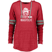 Derby Daughter Life Ladies Hooded Low Key Pullover