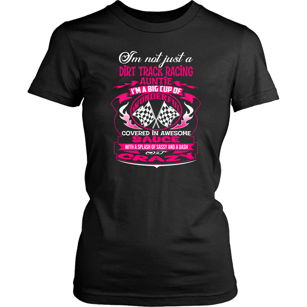 Dirt Track Racing Auntie T-Shirts