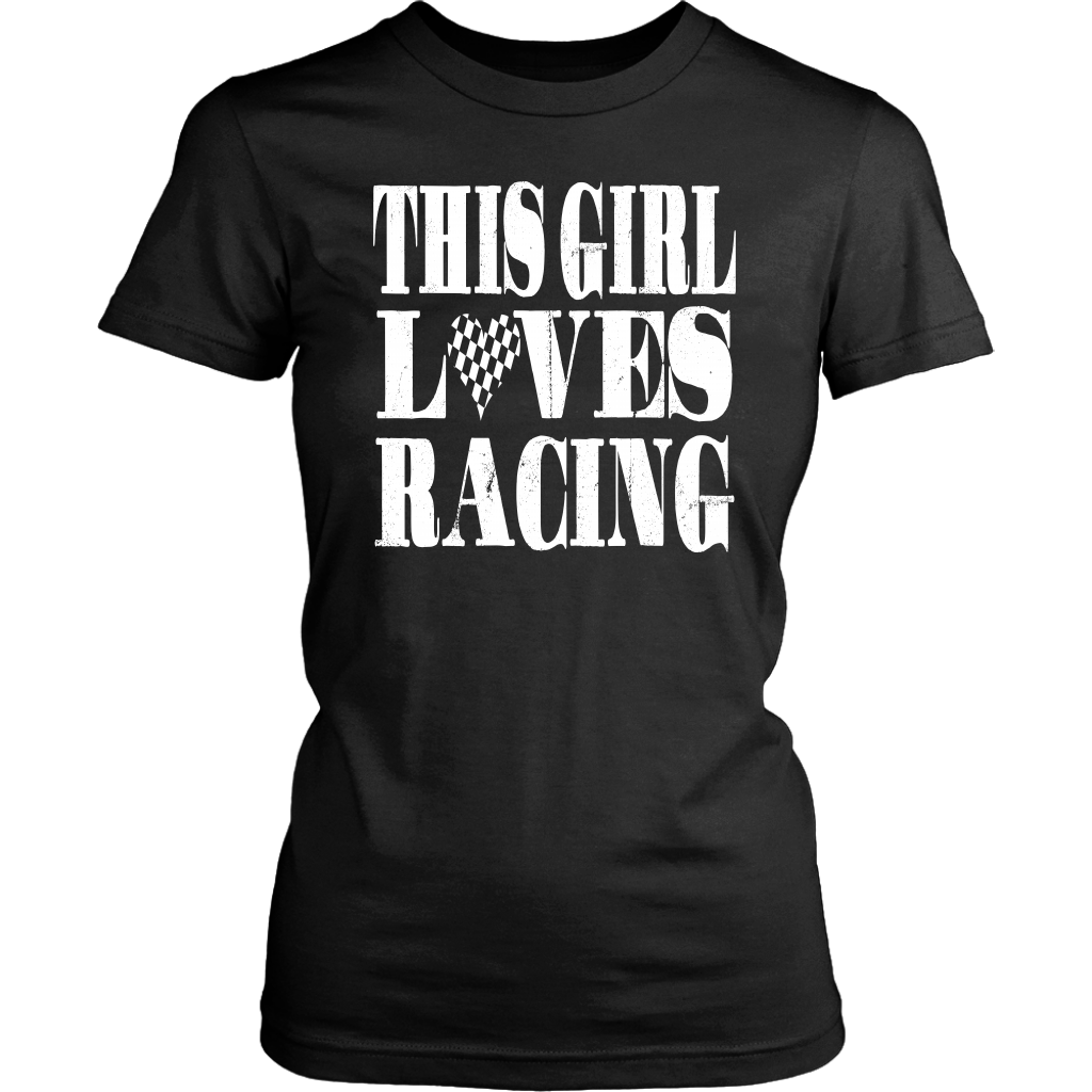 racing girl t-shirts