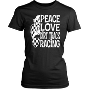 dirt track racing girl t-shirts