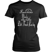 dirt racing girl t-shirts