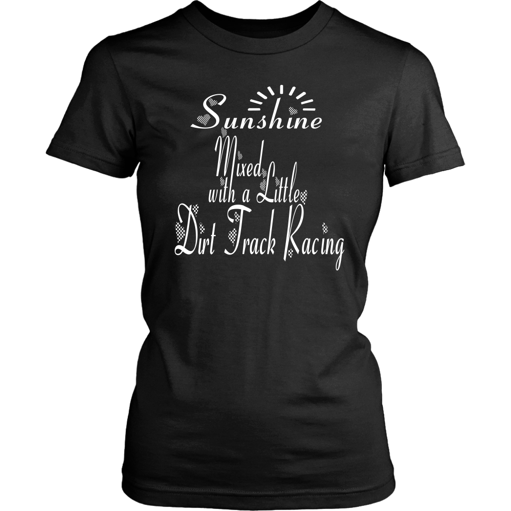 dirt racing girl t-shirts