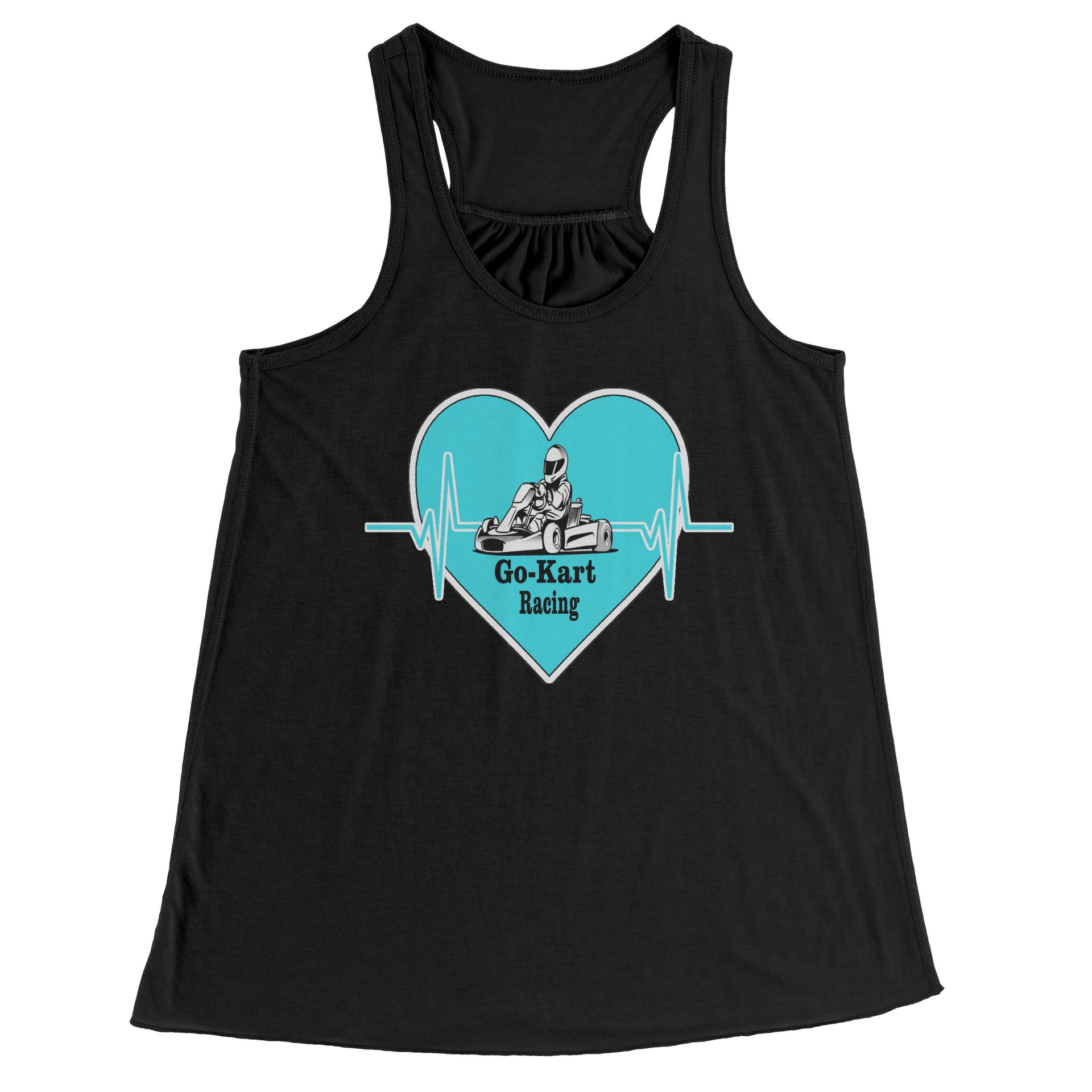 Go-Kart Racing Heart T-Shirts