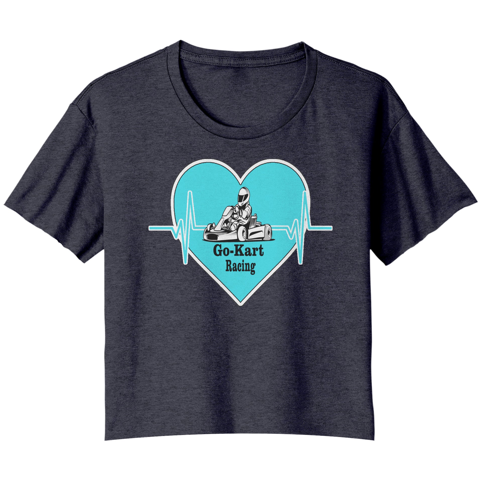 Go-Kart Racing Heart T-Shirts