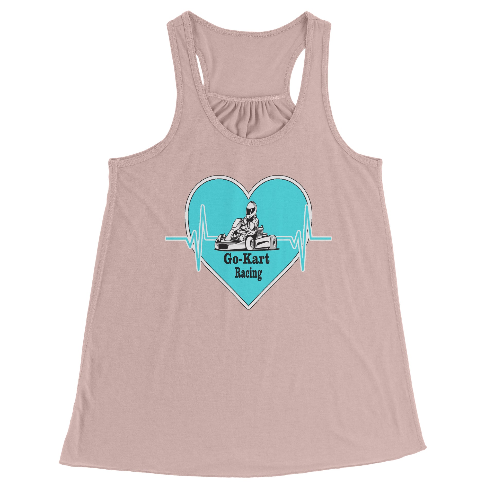 Go-Kart Racing Heart T-Shirts