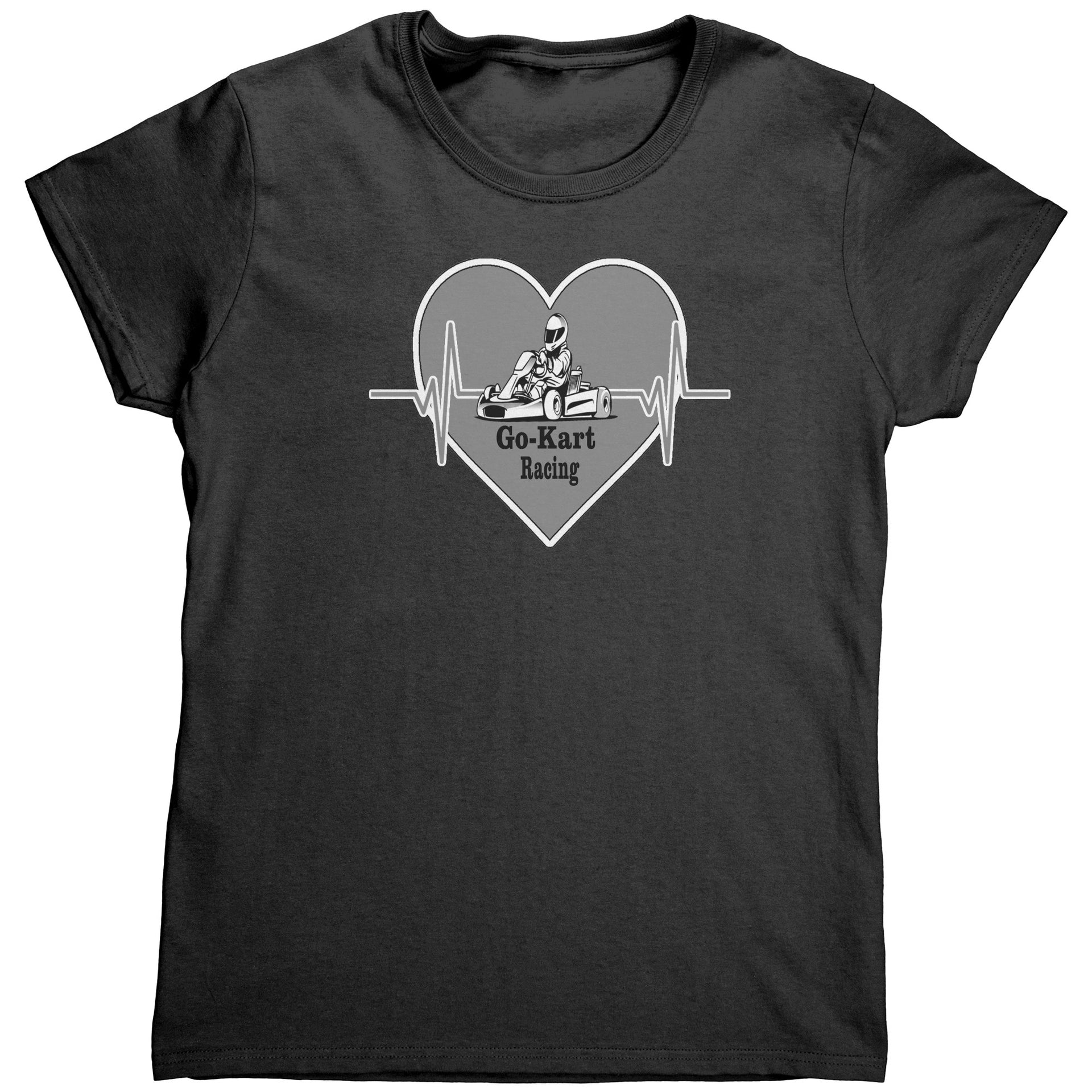 Go-Kart Racing Heart T-Shirts