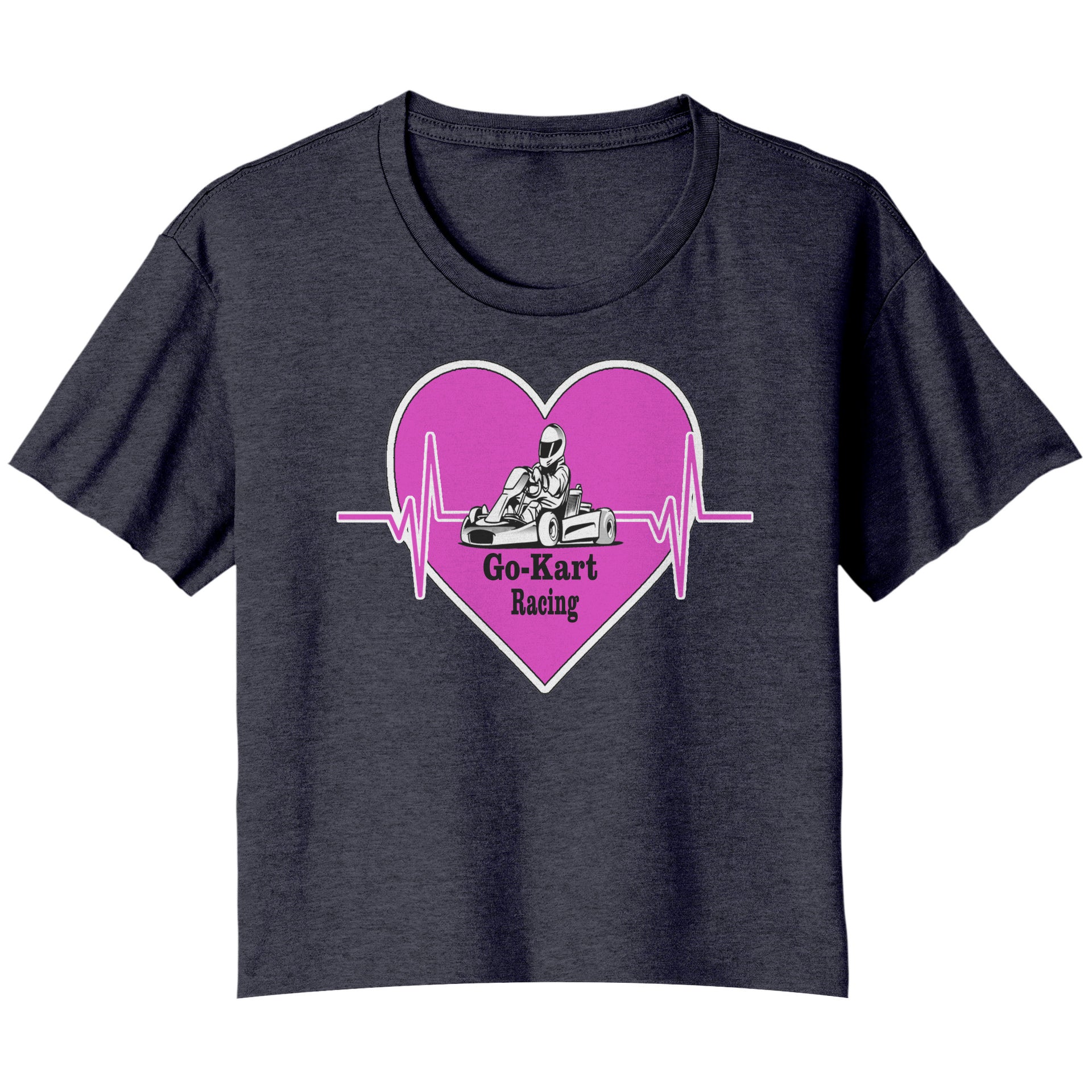 Go-Kart Racing Heart T-Shirts