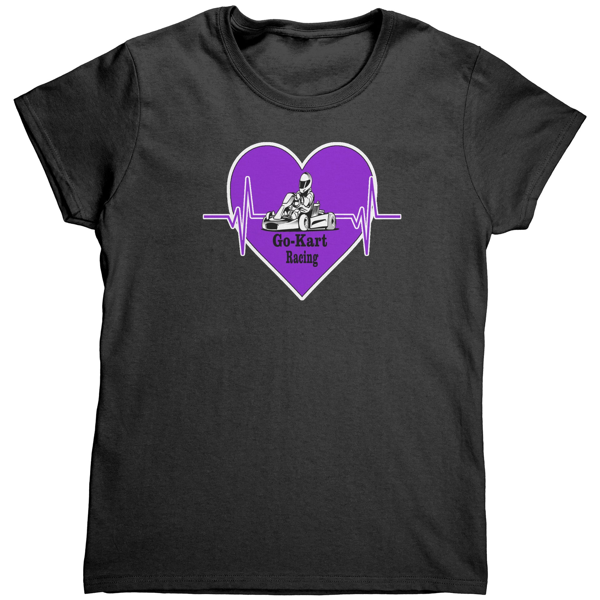 Go-Kart Racing Heart T-Shirts