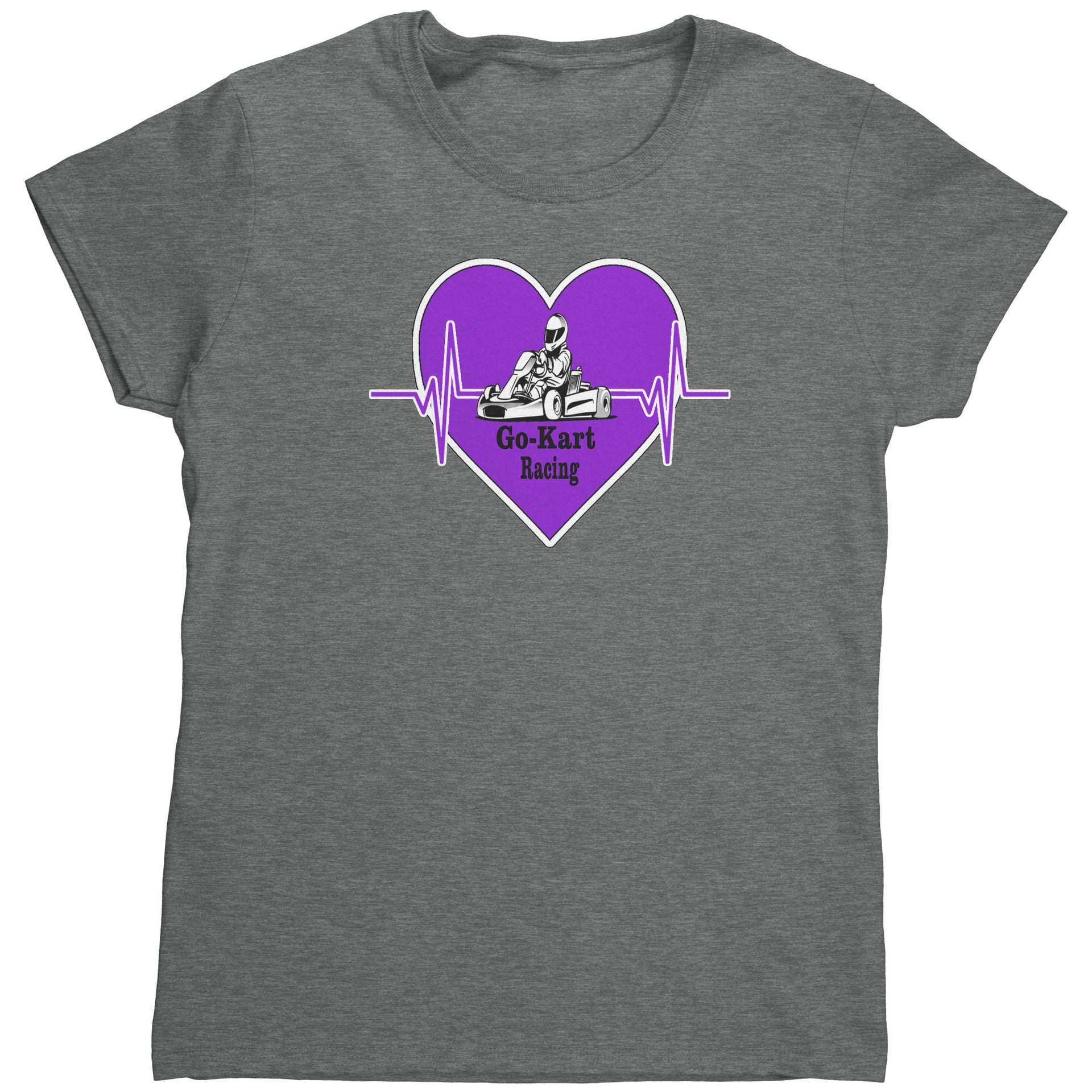 Go-Kart Racing Heart T-Shirts