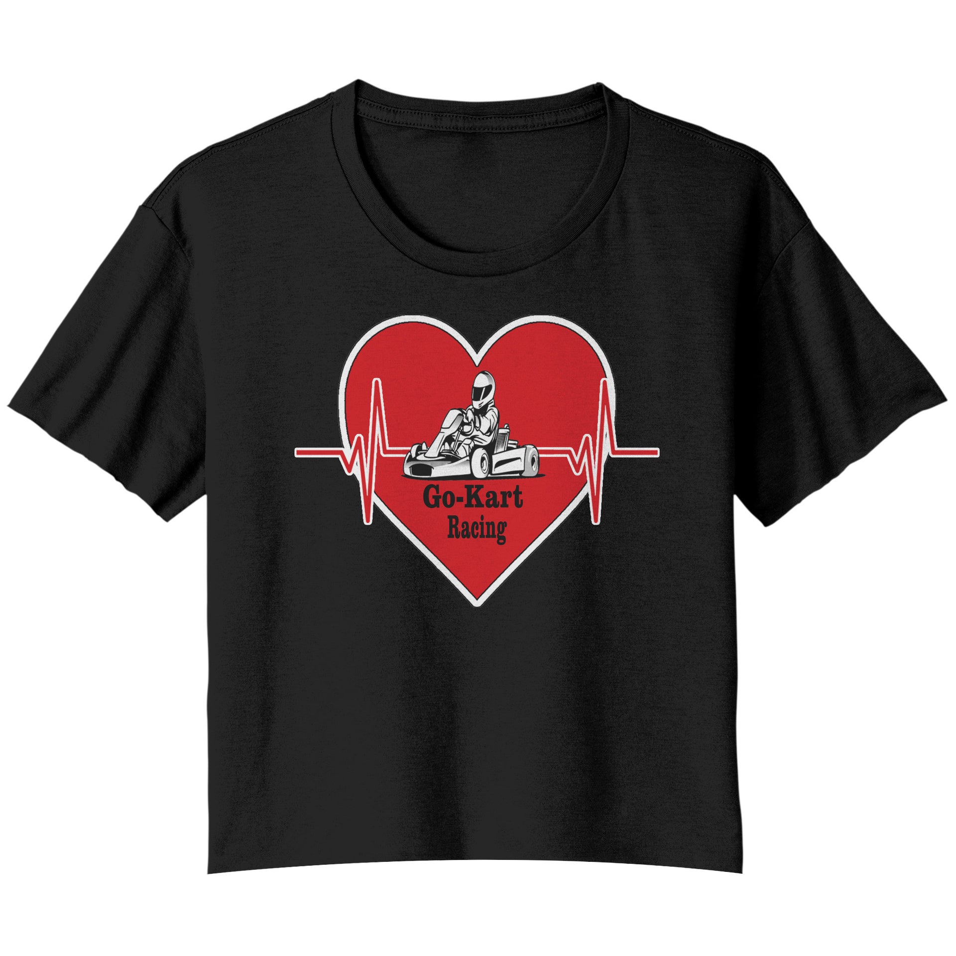 Go-Kart Racing Heart T-Shirts