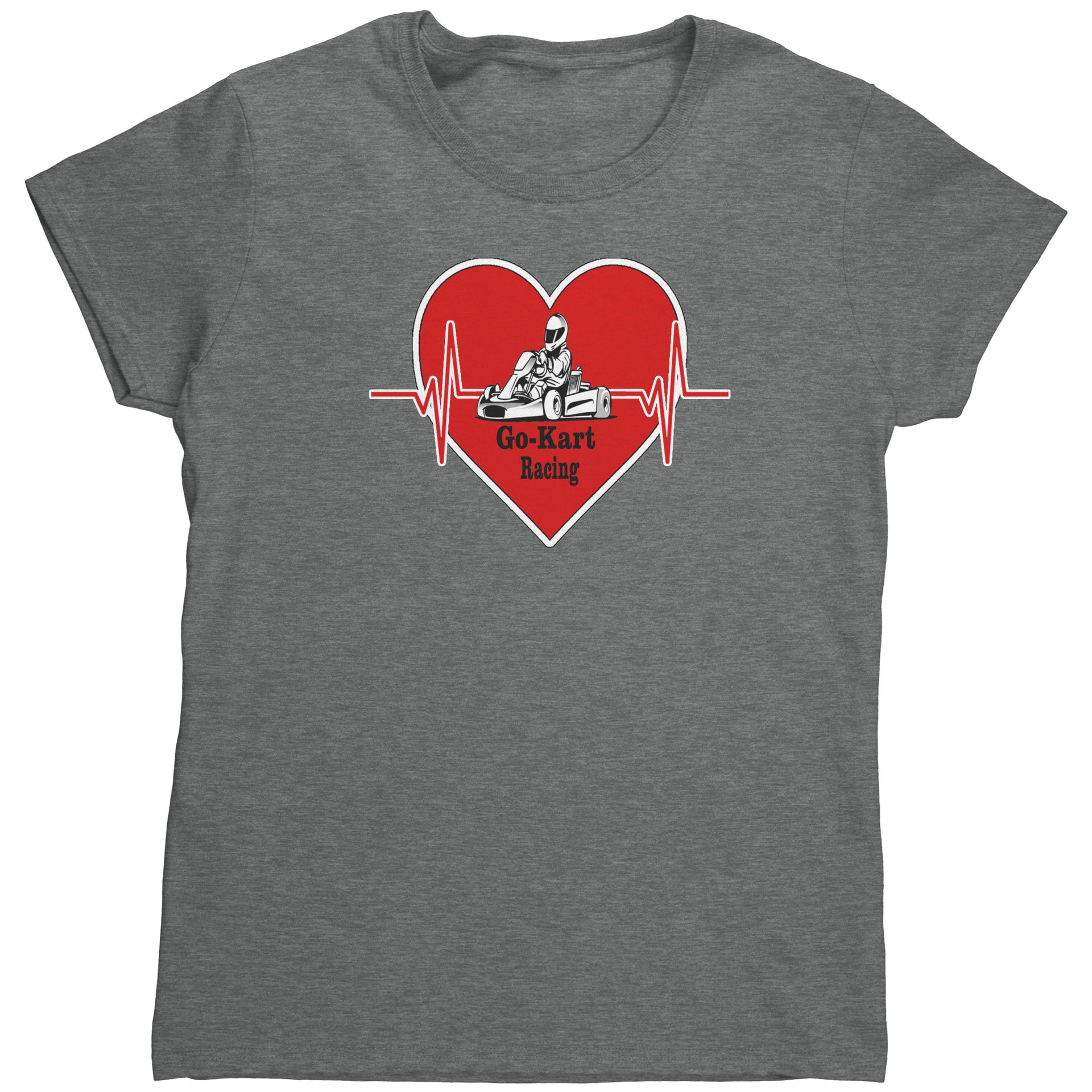 Go-Kart Racing Heart T-Shirts