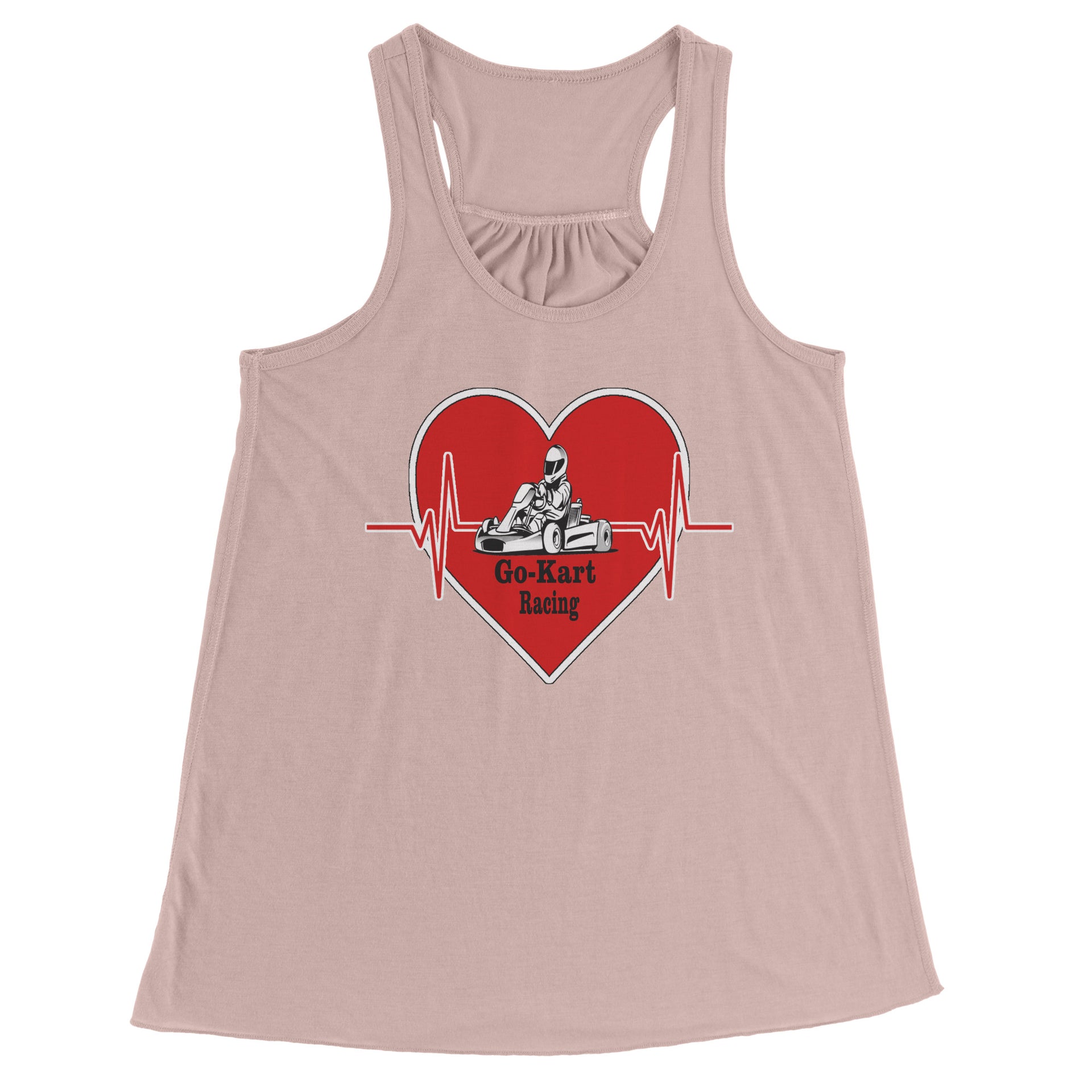 Go-Kart Racing Heart T-Shirts