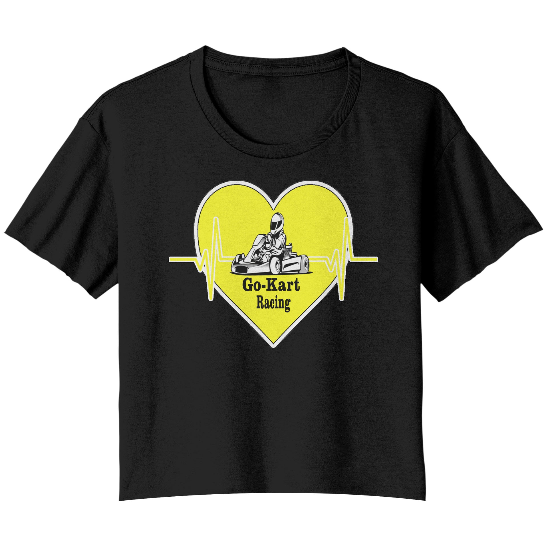 Go-Kart Racing Heart T-Shirts