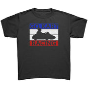 kart racing kids t-shirts