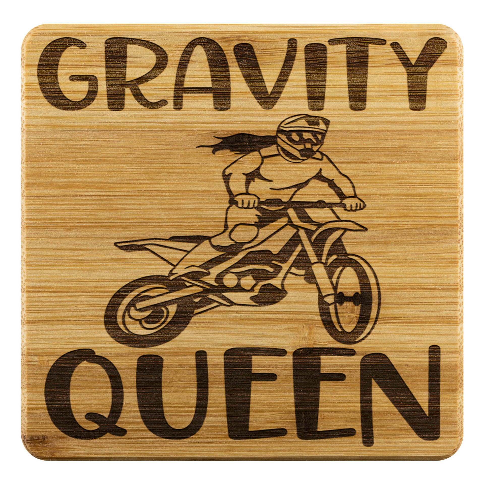 Gravity Queen Bamboo Coaster