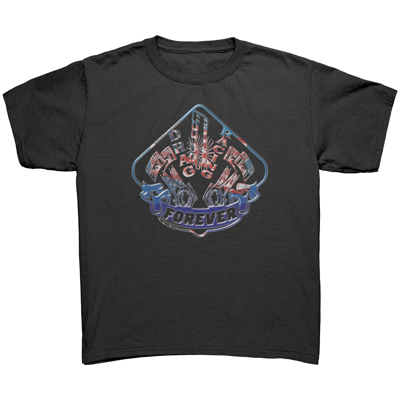 USA Drag Racing Forever Youth T-Shirts/Hoodies