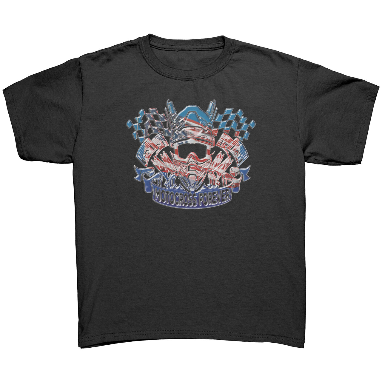 USA Motorcross Forever Youth T-shirts/Hoodies