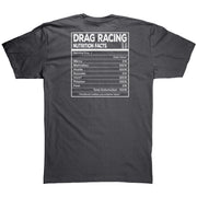 Drag Racing Nutrition Facts T-Shirts/Hoodies/Tanks