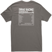 Drag Racing Nutrition Facts T-Shirts/Hoodies/Tanks
