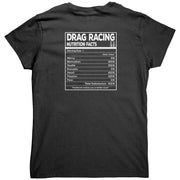 Drag Racing Nutrition Facts T-Shirts/Hoodies/Tanks