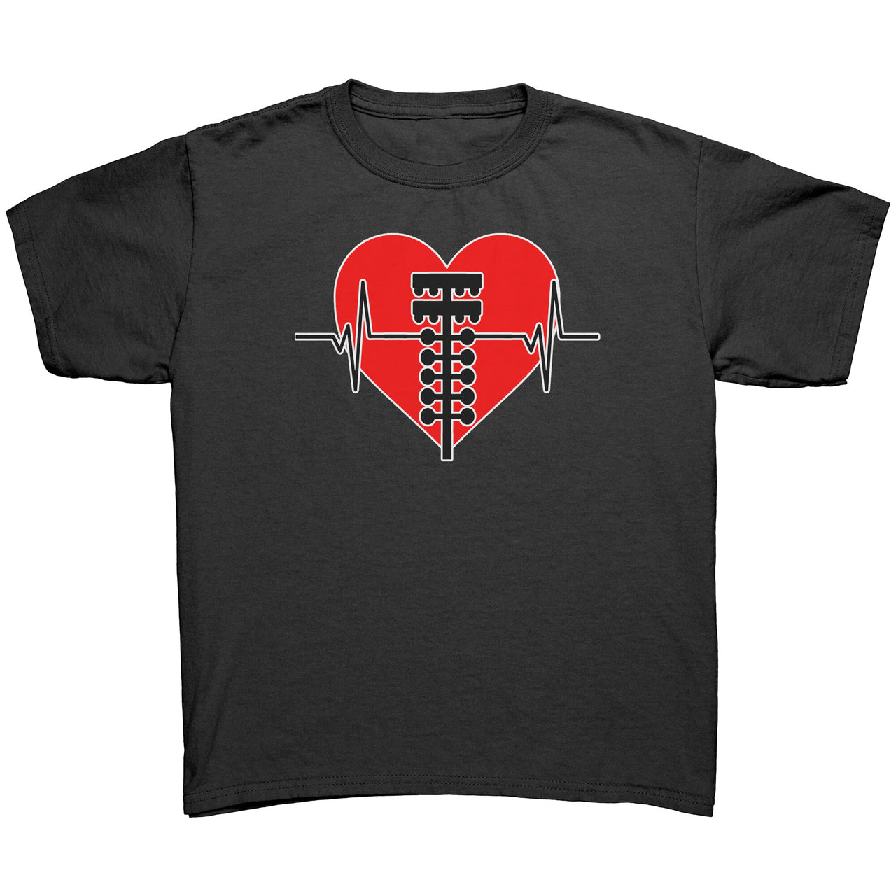 Drag Racing Heartbeat Youth T-shirts/Hoodies