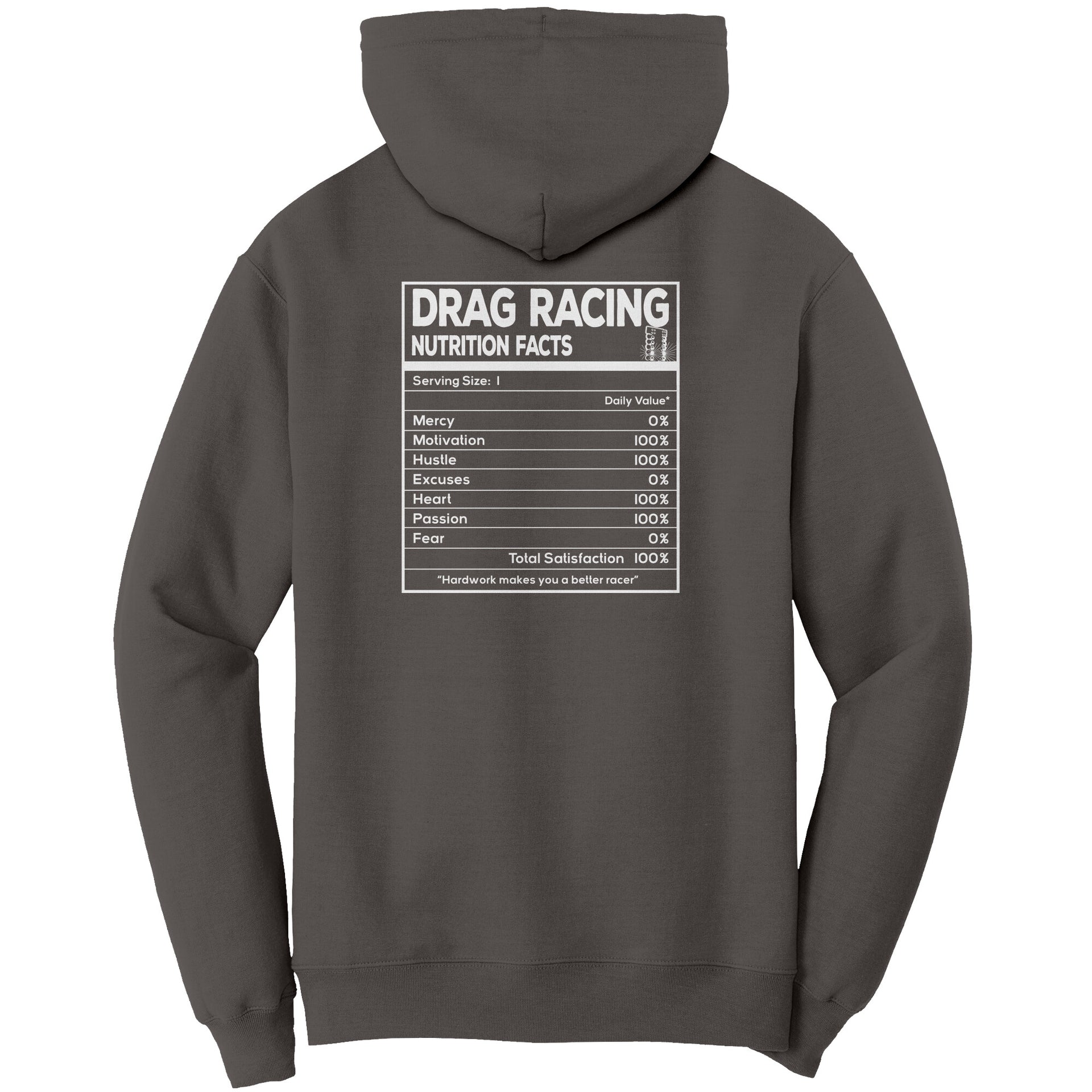 Drag Racing Nutrition Facts T-Shirts/Hoodies/Tanks