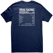 Drag Racing Nutrition Facts T-Shirts/Hoodies/Tanks