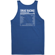 Drag Racing Nutrition Facts T-Shirts/Hoodies/Tanks
