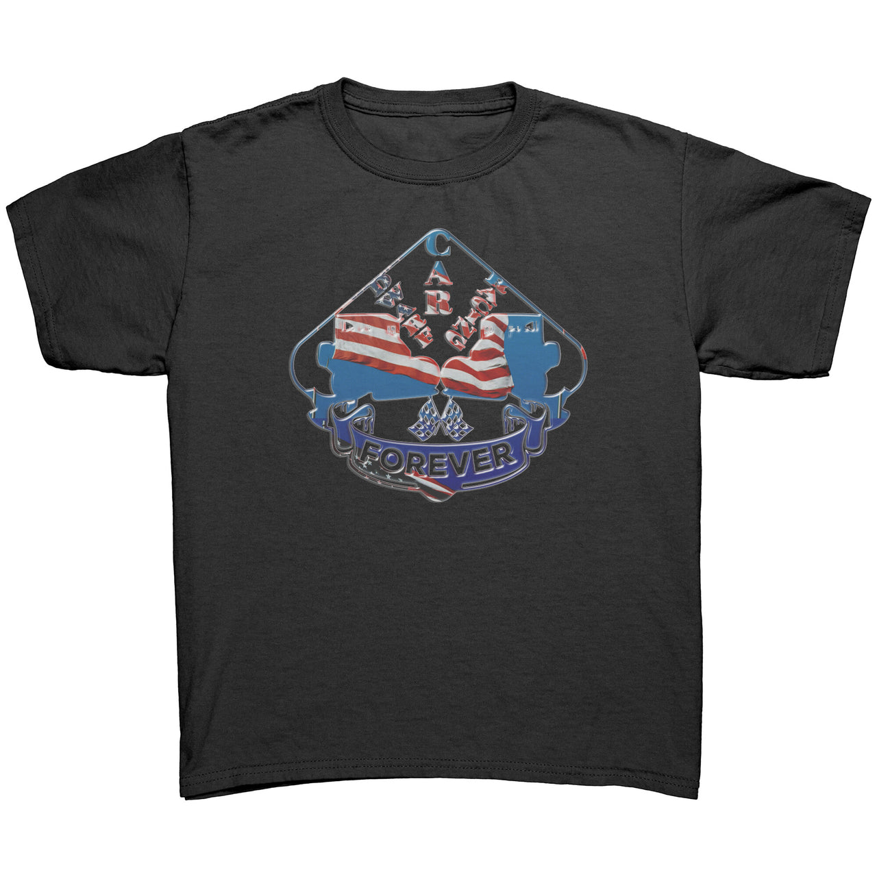 USA Dwarf Car Racing Youth T-Shirts/Hoodies