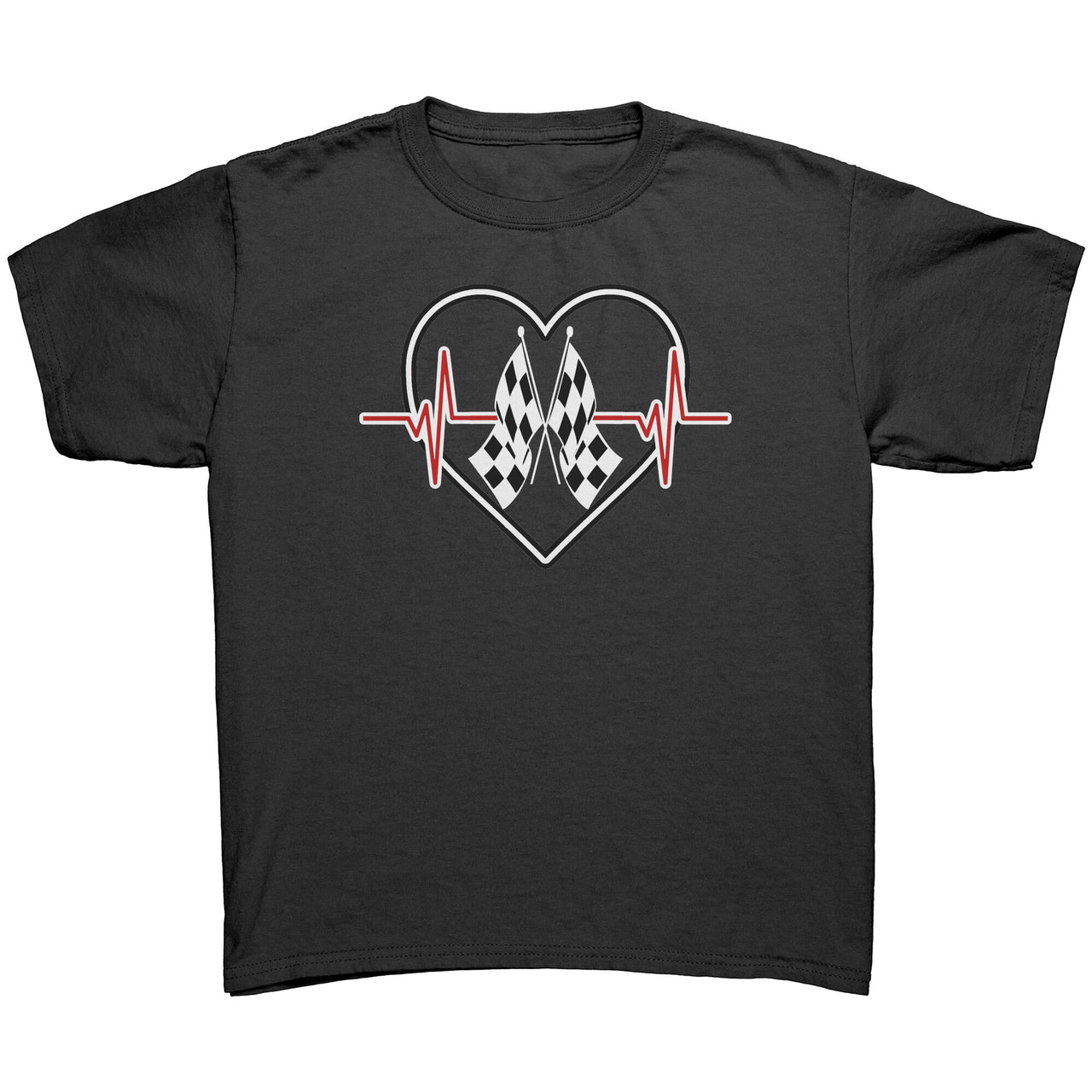 Racing Heartbeat Youth T-shirts/Hoodies