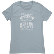 racing girl t-shirts