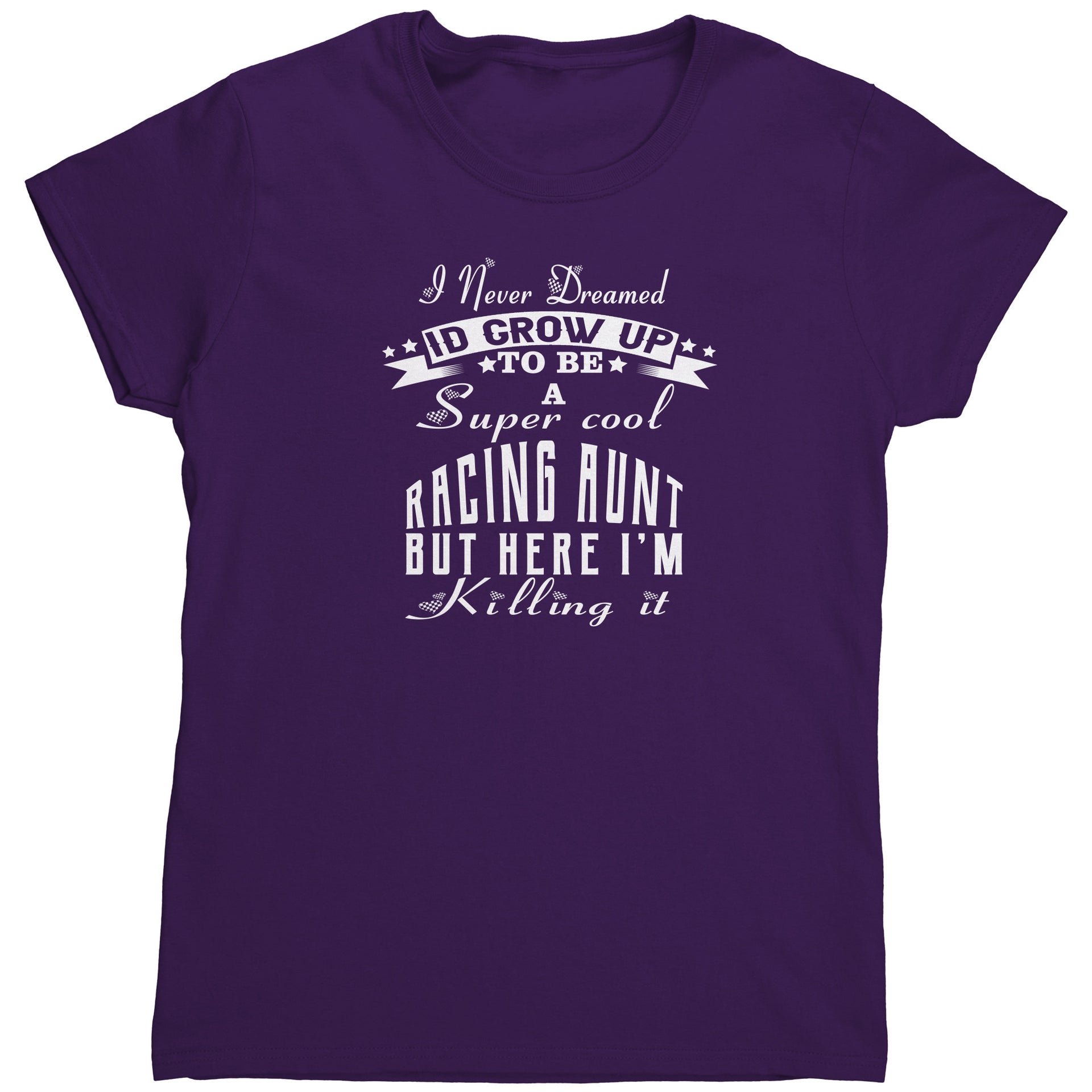 racing aunt t-shirts